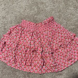 Mini Boden Pink Patterned Skort